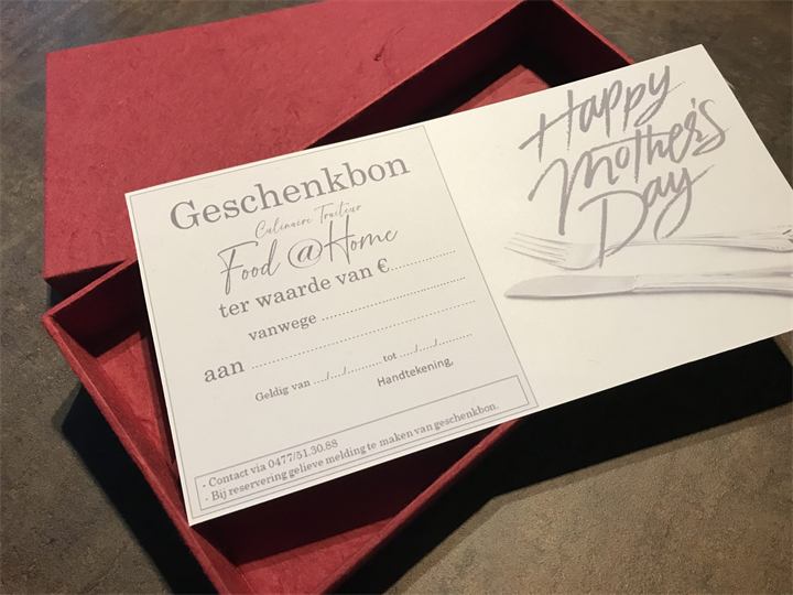 Voorbeeld van een geschenkbon van Food@Home — foto 4 van 5
